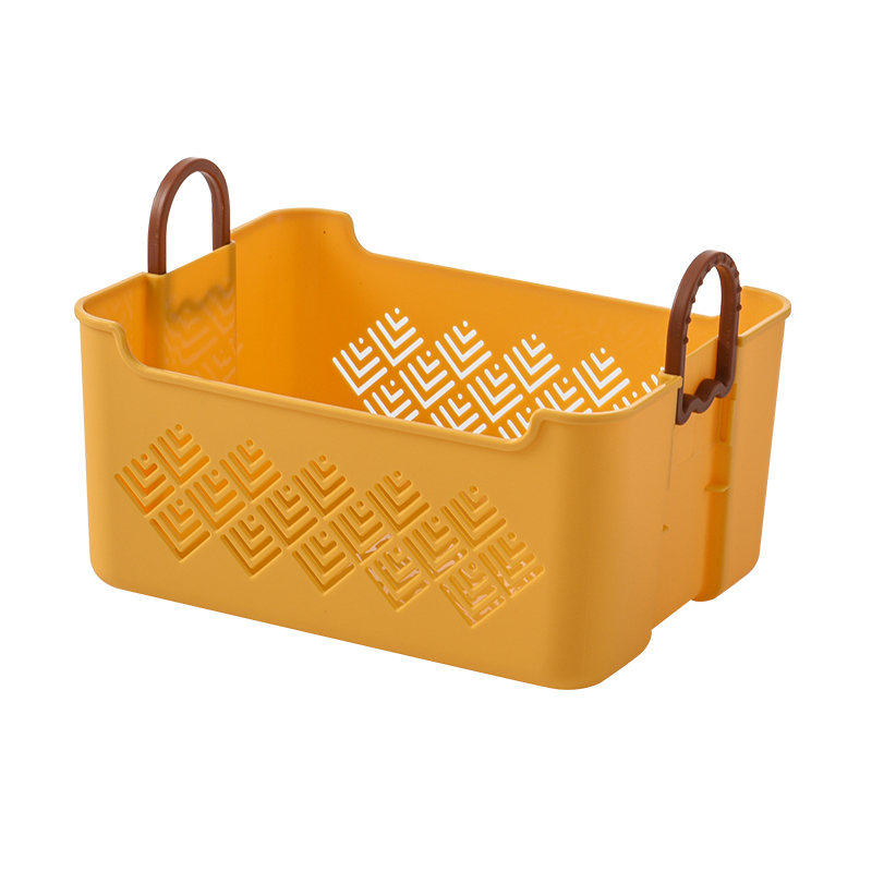 Plastic Organizer Storage Tote with Handles Toiletry Bag Bin Box for Bathroom, College Dorm Room Essentials, Kitchen, Camp 2552/2553
